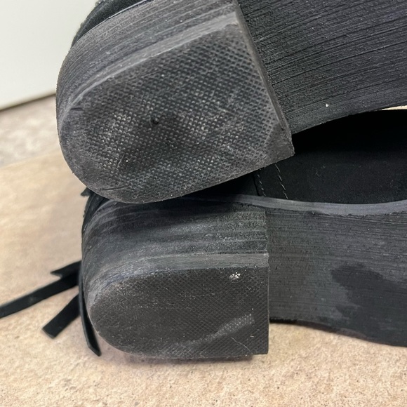 Naughty Monkey suede boots with tassels and sparkle, size 10 - Picture 8 of 12